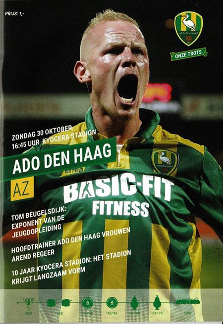 AZ Programma 30-okt-2016 ADO Den Haag uit